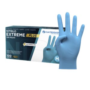 GUANTE NITRILO EXTREME PLUS AZUL