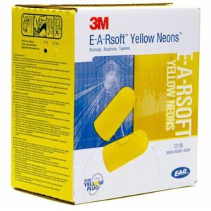 Caja 250 tapon EAR SOFT YELLOW