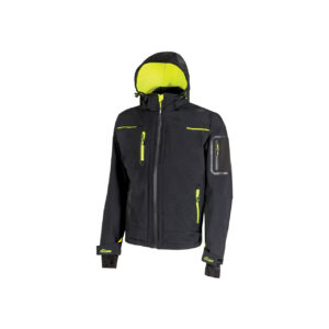 Chaqueta softshell SPACE black Carbon