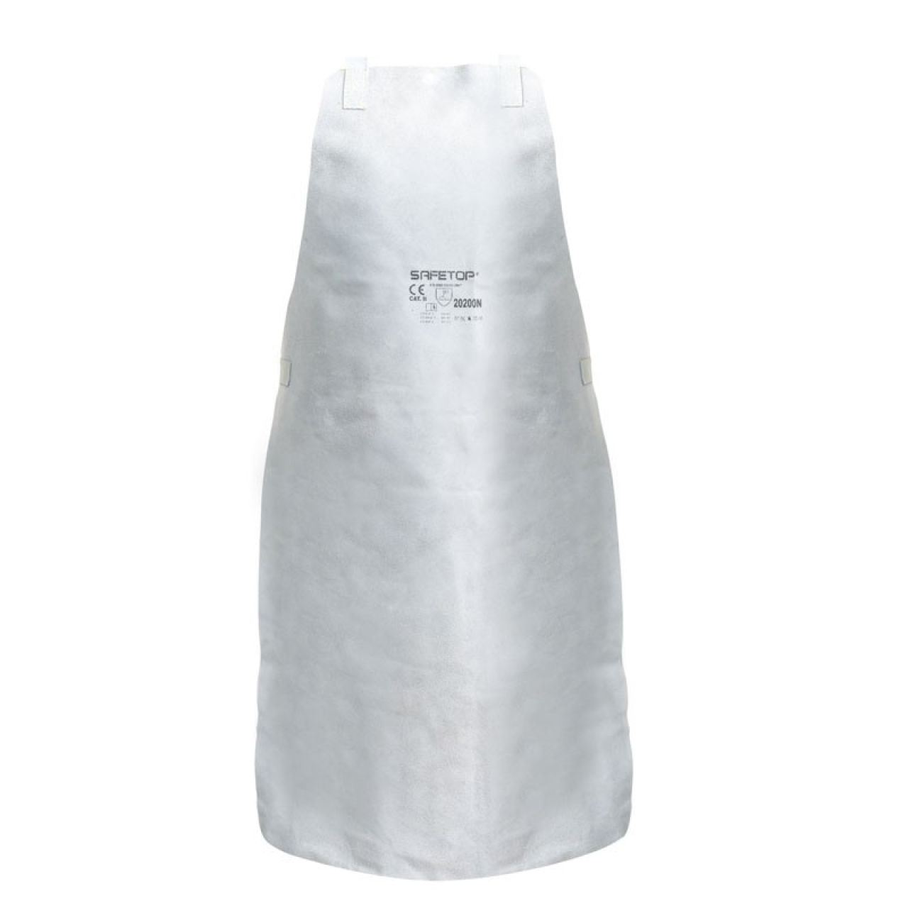 20200 Delantal de Cuero gris calidad standard 90×60 cm